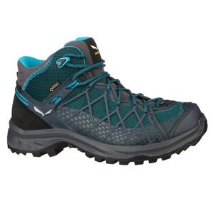 Salewa Women's Teal Lace-Up Mid Hiking Boot